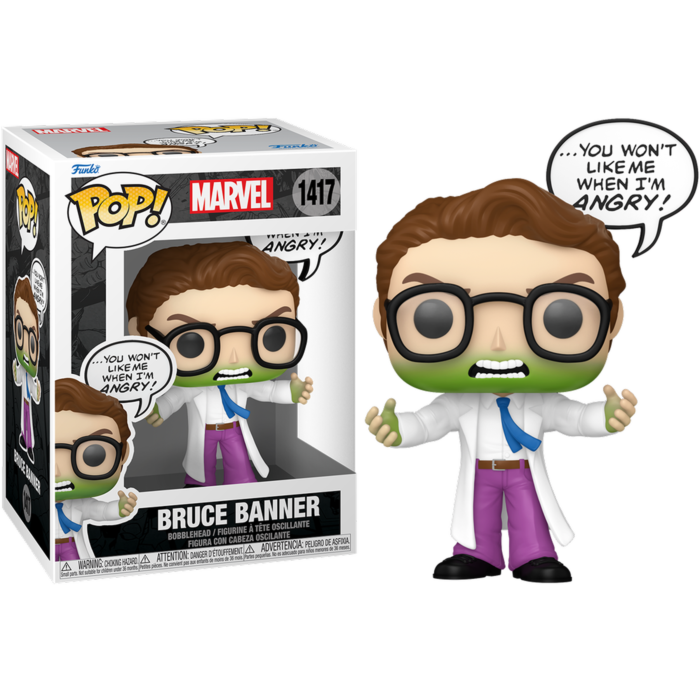 Marvel Bruce Banner Speech Bubble Funko Pop! #1417 (Online Order Only)