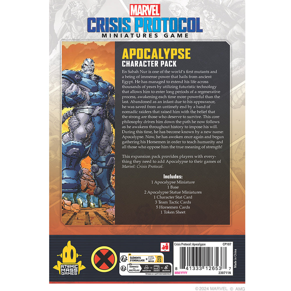Marvel Crisis Protocol: Apocalypse Character Pack (ONLINE ORDER ONLY)
