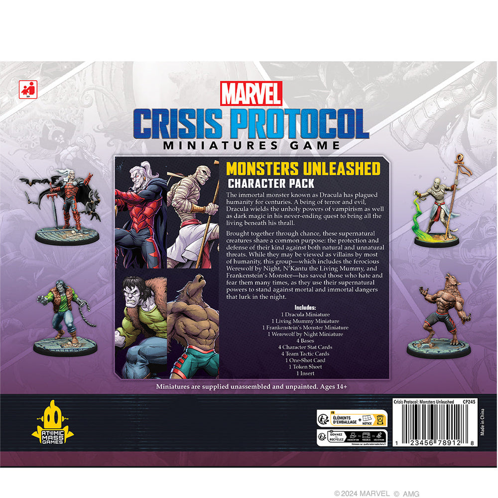 Marvel Crisis Protocol: Monsters Unleashed Character Pack (ONLINE ORDER ONLY)