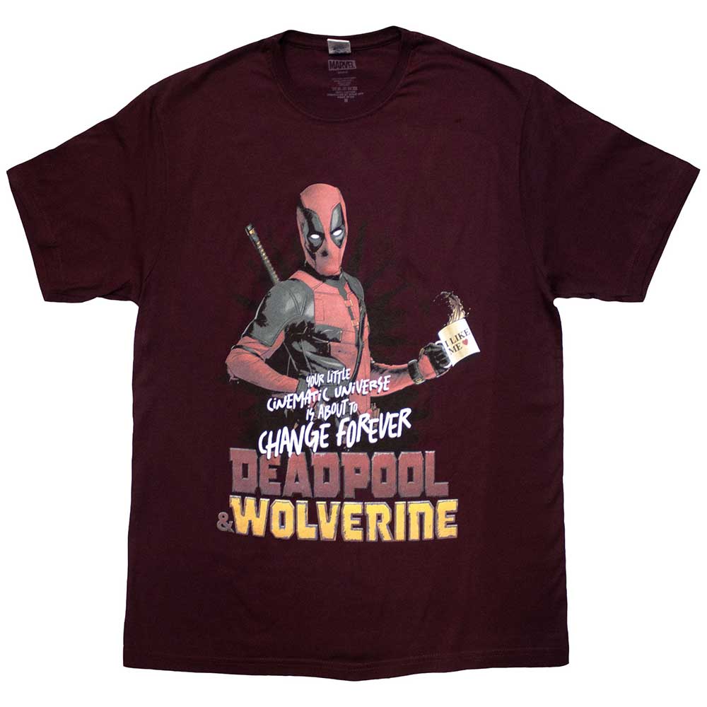 Marvel Deadpool and Wolverine Deadpool Graffiti Graphic T-Shirt (ONLINE ORDER ONLY)