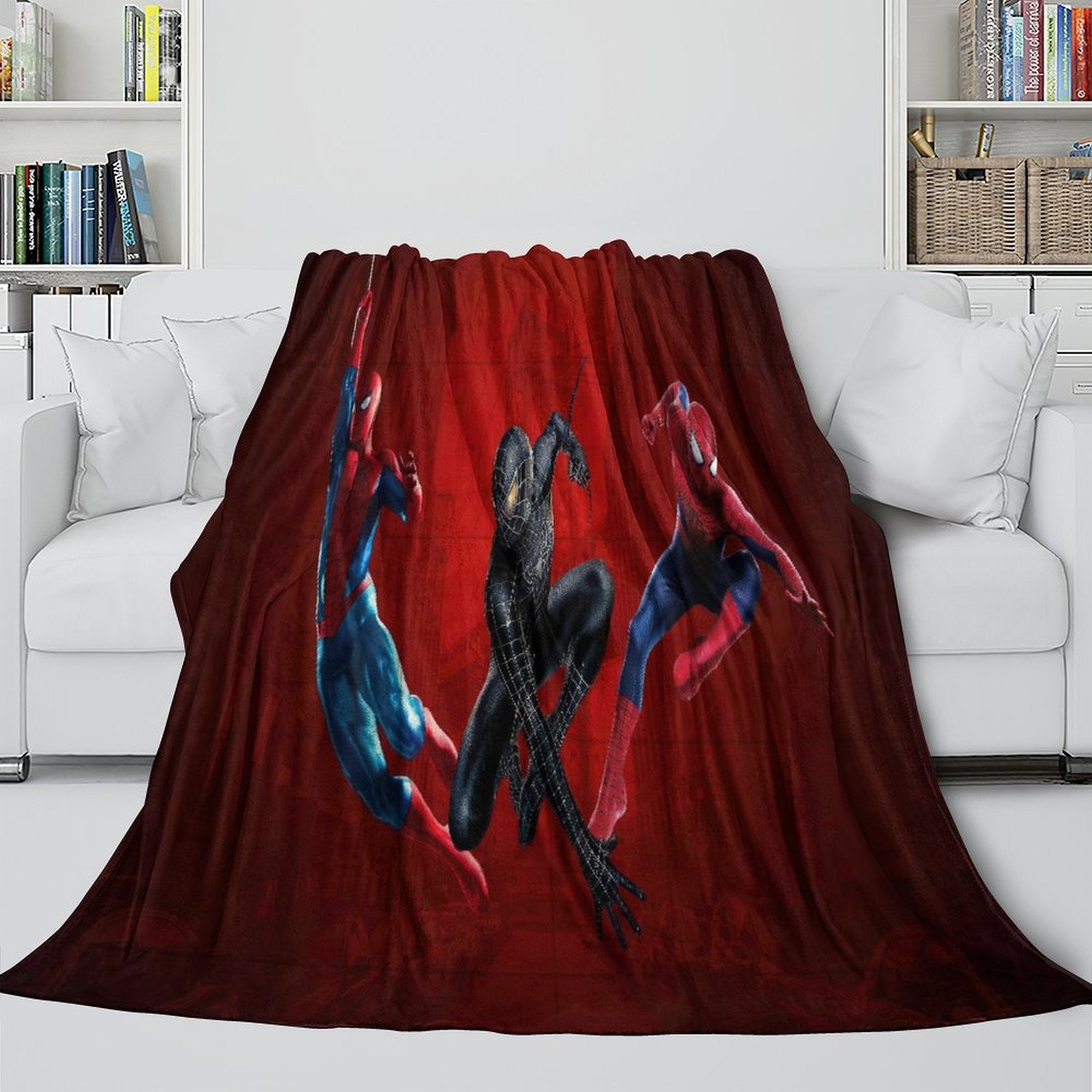 Marvels Spider-Man 2 Blanket Flannel Throw Room Decoration (Online Order Only)