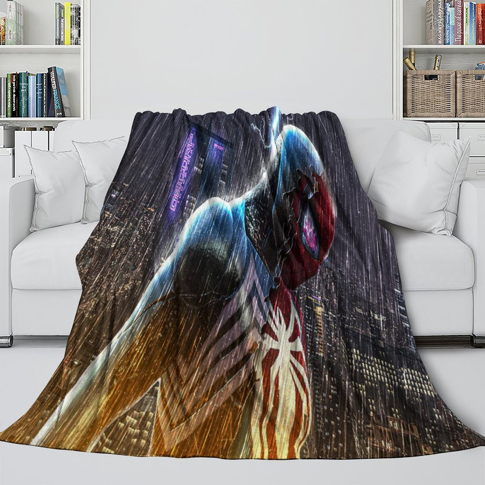 Marvels Spider-Man 2 Blanket Flannel Throw Room Decoration (Online Order Only)