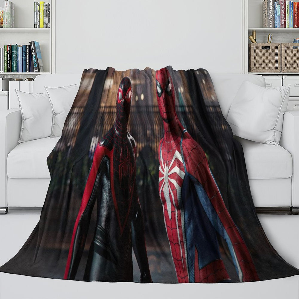 Marvels Spider-Man 2 Blanket Flannel Throw Room Decoration (Online Order Only)