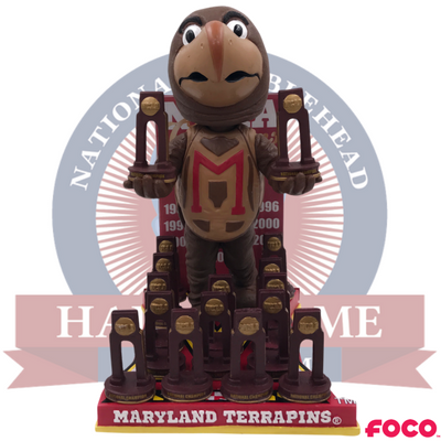 Maryland Terrapins NCAA Men's and Women's Lacrosse National Champions Bobblehead (ONLINE ORDER ONLY)