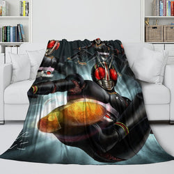 Masked Rider Blanket Flannel Throw Room Decoration (Online Order Only)