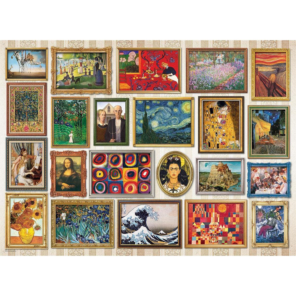 Masterpieces Collage 1000 Piece Jigsaw Puzzle Eurographics (ONLINE ORDER ONLY)
