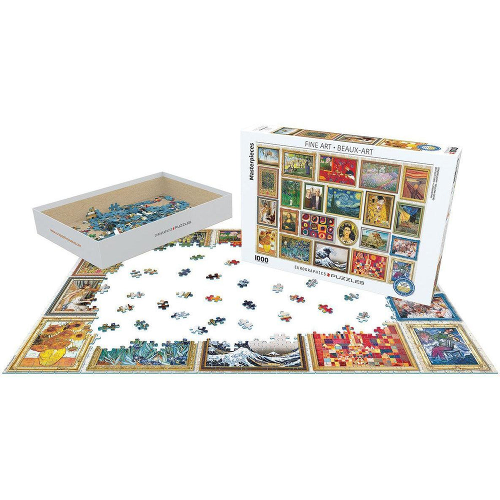 Masterpieces Collage 1000 Piece Jigsaw Puzzle Eurographics (ONLINE ORDER ONLY)