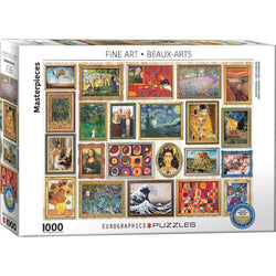 Masterpieces Collage 1000 Piece Jigsaw Puzzle Eurographics (ONLINE ORDER ONLY)