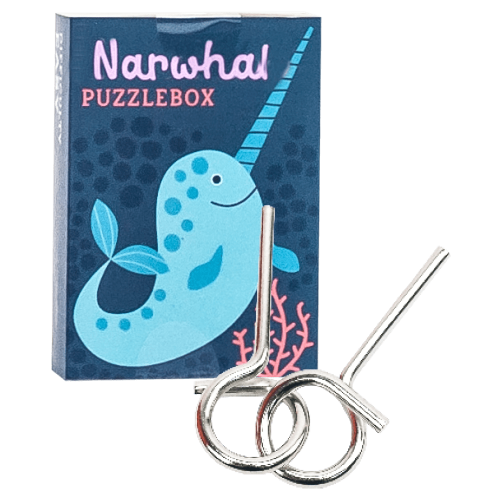 Matchbox Puzzle Box - Narwhal (ONLINE ORDER ONLY)