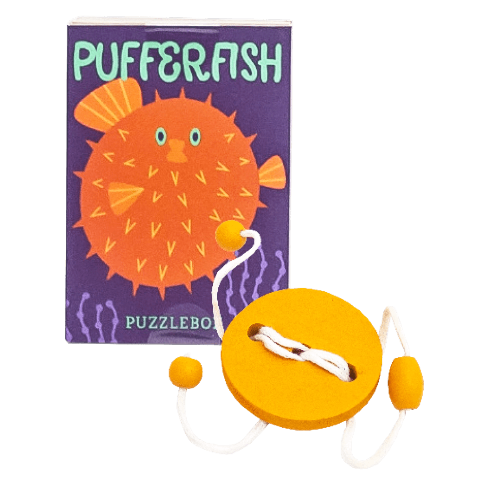 Matchbox Puzzle Box - Pufferfish (ONLINE ORDER ONLY)