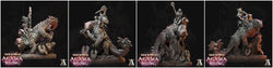 3D Printed Archvillain Games Old World Agama Rising - Mato Riders 28mm 32mm D&D (Online Only)