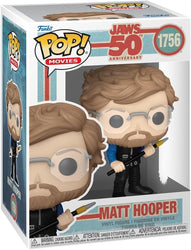 Jaws 50th Anniversary Matt Hooper Funko Pop! Vinyl Figure #1756 with Funko Protector (Online Order Only)