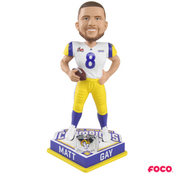 Los Angeles Rams Super Bowl LVI 56 Champions Bobbleheads (ONLINE ORDER ONLY)