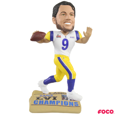 Los Angeles Rams Super Bowl LVI 56 Champions Bobbleheads (ONLINE ORDER ONLY)