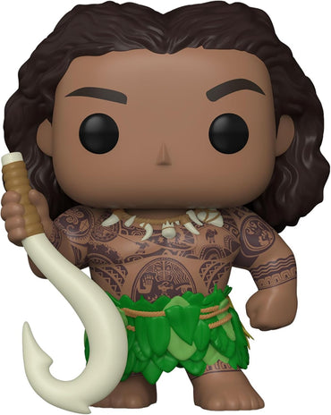 Moana 2 Maui with Fish Hook Funko Pop! Vinyl Figure #1547 with Funko Protector (Online Order Only)