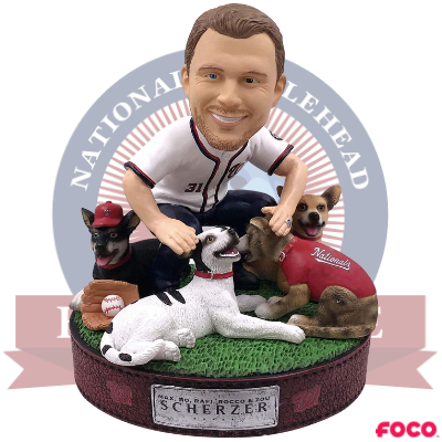 Max Scherzer Washington Nationals Dogs Bobblehead (ONLINE ORDER ONLY)
