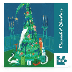 Maximalist Christmas by Janet Hill 100 Piece Mini Jigsaw Puzzle NYPC