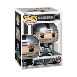Funko Pop! NFL Las Vegas Raiders Maxx Crosby Vinyl Figure #308 with Protector (ONLINE ORDER ONLY)