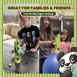 Bamboo Bash 2-8 Player Panda Dexterity Game  -