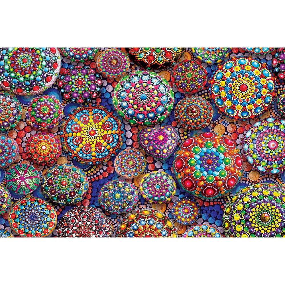 Meditative Mandala Stones 1000 Piece Jigsaw Puzzle Eurographics (ONLINE ORDER ONLY)