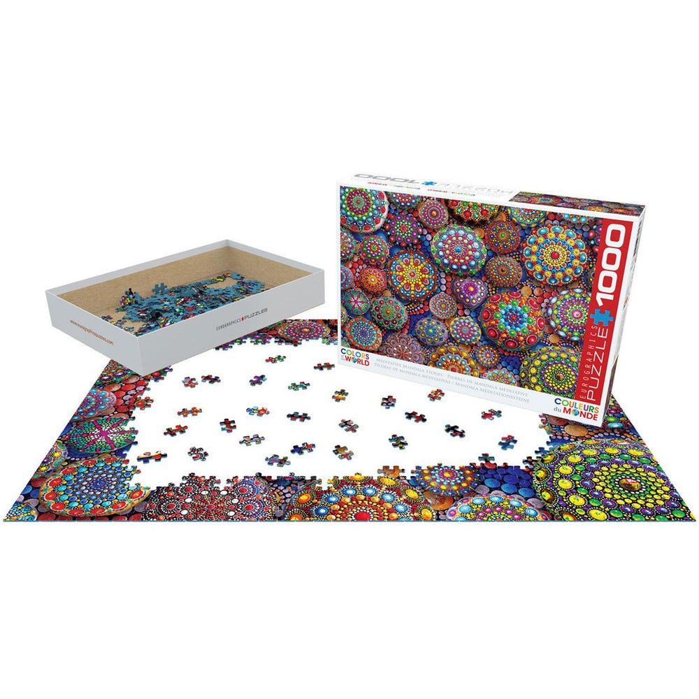 Meditative Mandala Stones 1000 Piece Jigsaw Puzzle Eurographics (ONLINE ORDER ONLY)