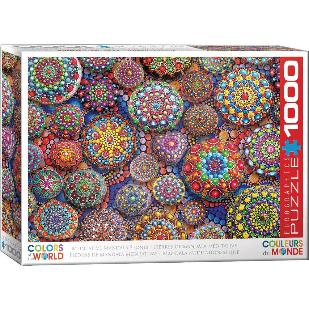 Meditative Mandala Stones 1000 Piece Jigsaw Puzzle Eurographics (ONLINE ORDER ONLY)