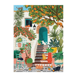 Mediterranean Cats 1000 Piece Jigsaw Puzzle Galison (ONLINE ORDER ONLY)