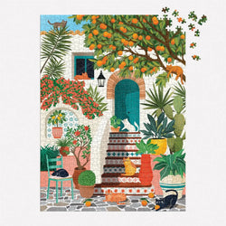 Mediterranean Cats 1000 Piece Jigsaw Puzzle Galison (ONLINE ORDER ONLY)