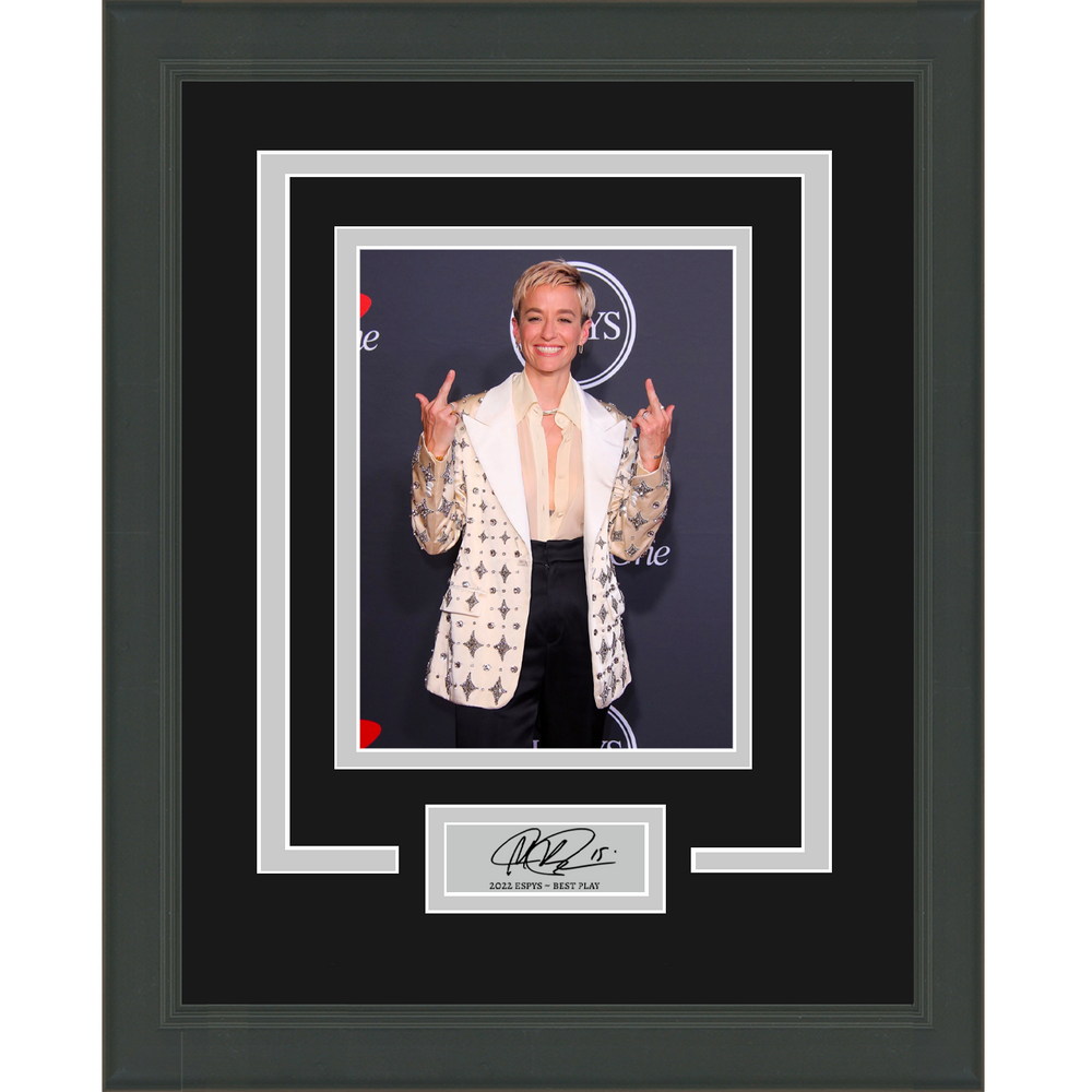 Framed Megan Rapinoe Facsimile Laser Engraved Signature Auto 11x14 ESPYS Photo (ONLINE ORDER ONLY)