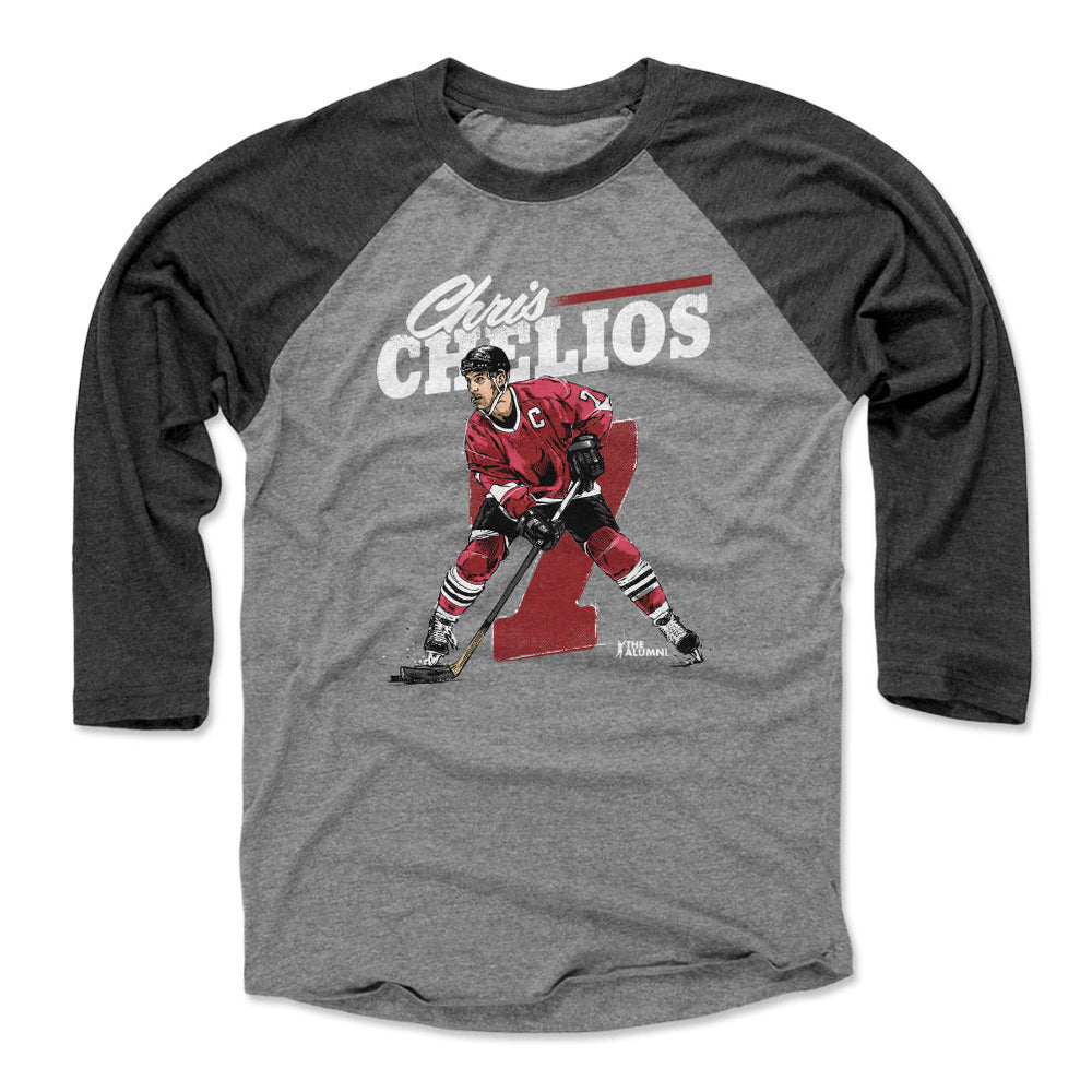 Chris Chelios Chicago Retro WHT (ONLINE ORDER ONLY)