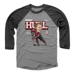 Bobby Hull Chicago Cartoon WHT (ONLINE ORDER ONLY)