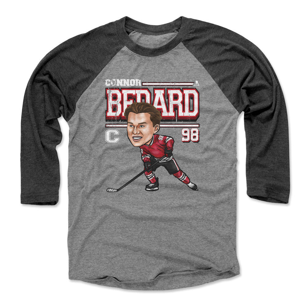 Connor Bedard Chicago Cartoon WHT (ONLINE ORDER ONLY)