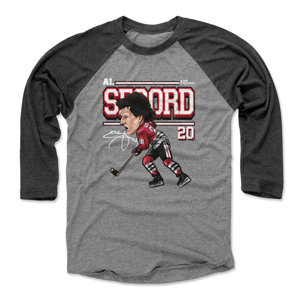 Al Secord Chicago Cartoon WHT (ONLINE ORDER ONLY)