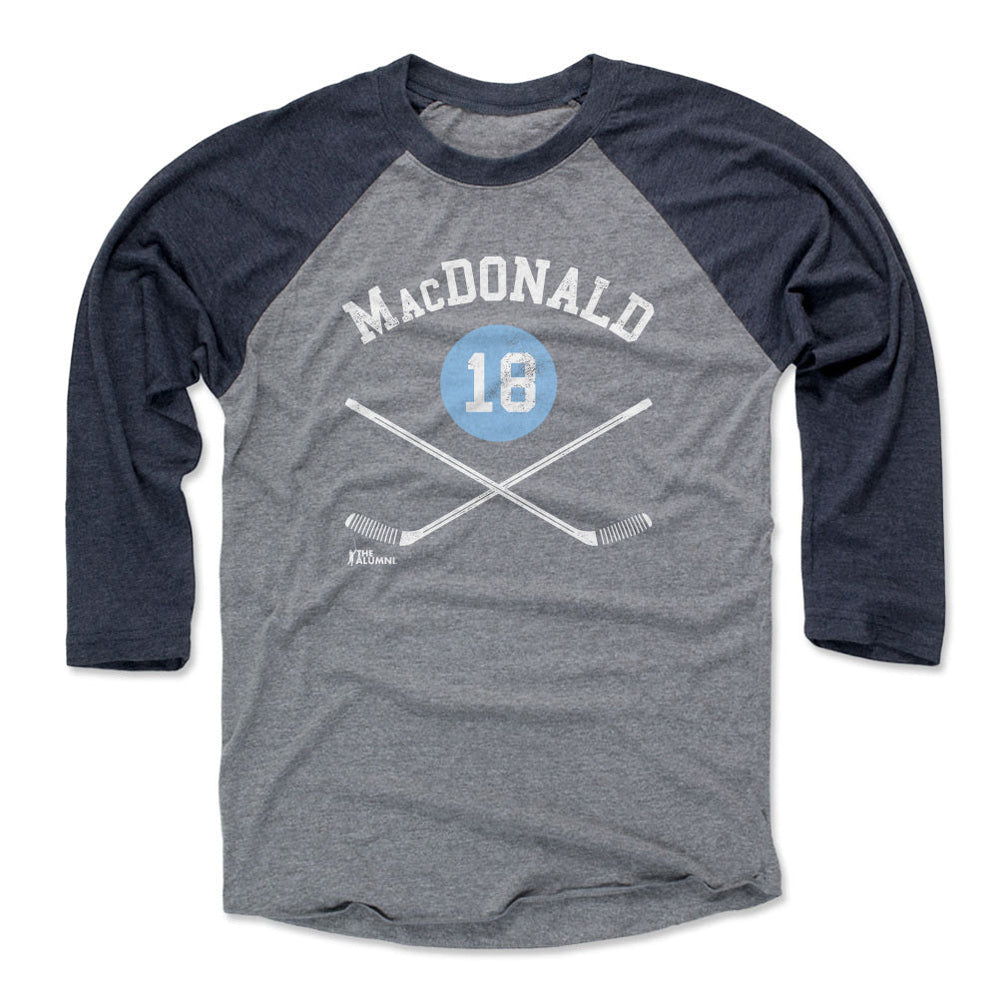 Lowell MacDonald Pittsburgh 18 Sticks WHT