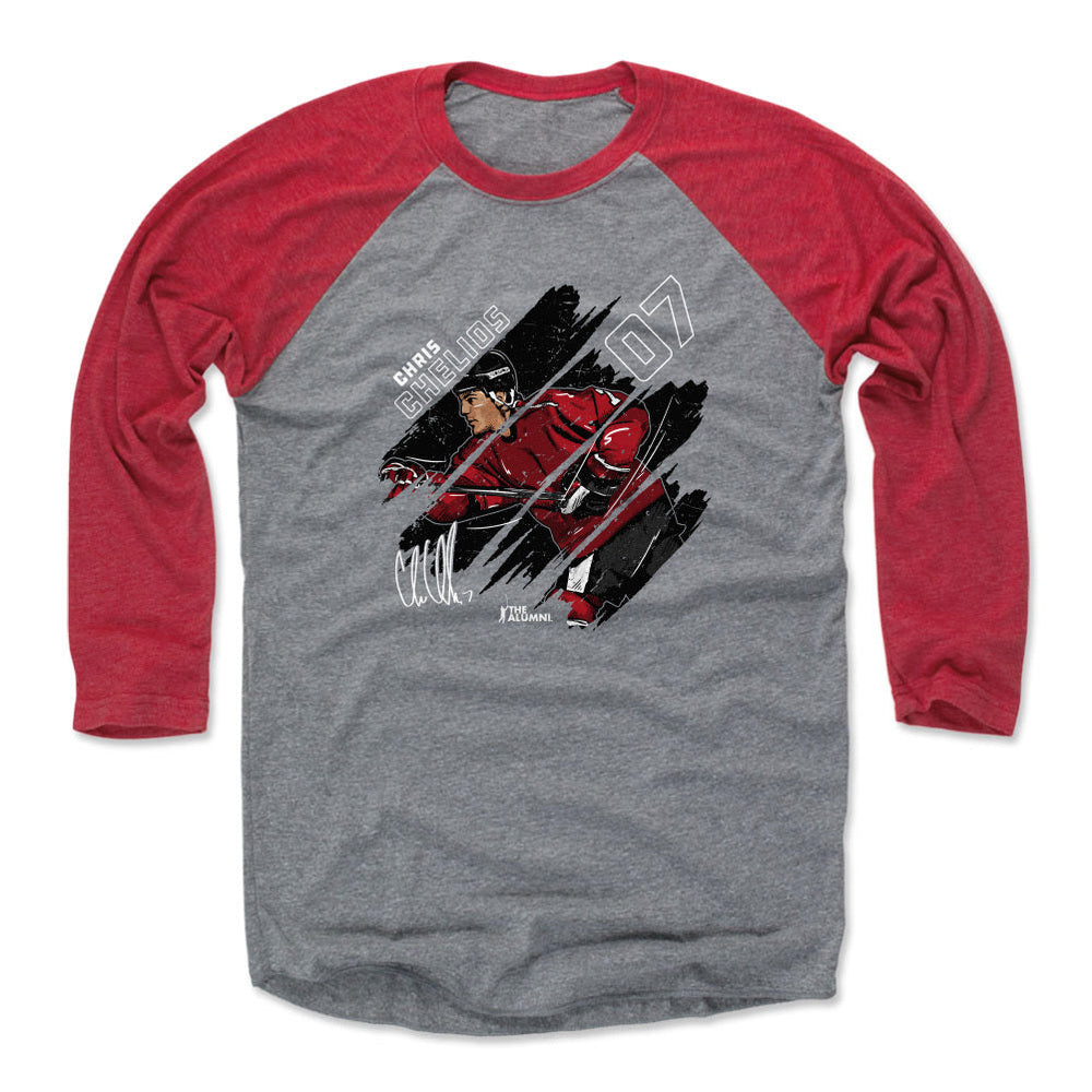 Chris Chelios Stripes WHT (ONLINE ORDER ONLY)