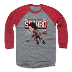 Al Secord Chicago Cartoon WHT (ONLINE ORDER ONLY)