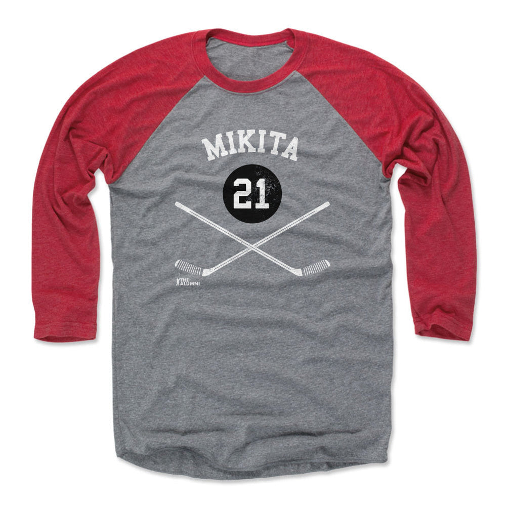 Stan Mikita Chicago 21 Sticks WHT (ONLINE ORDER ONLY)