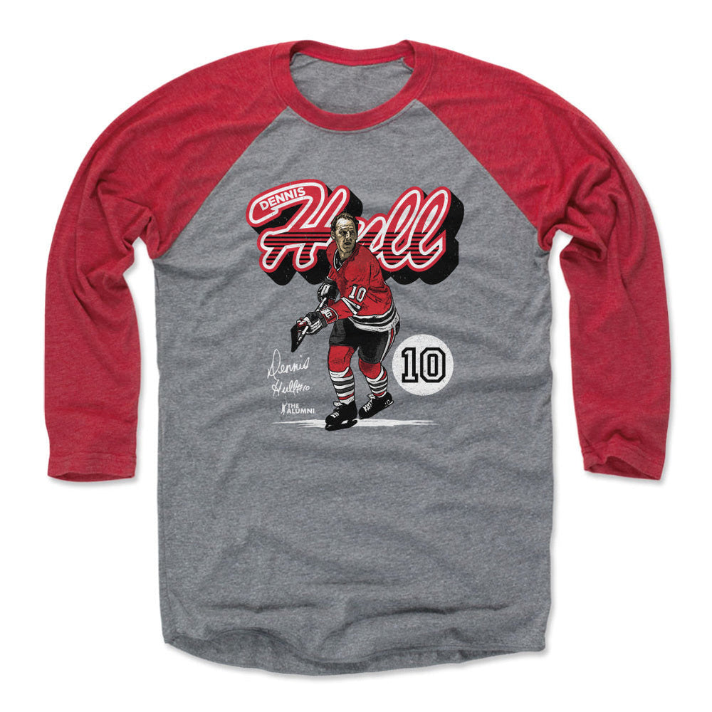 Dennis Hull Chicago Retro Script WHT (ONLINE ORDER ONLY)