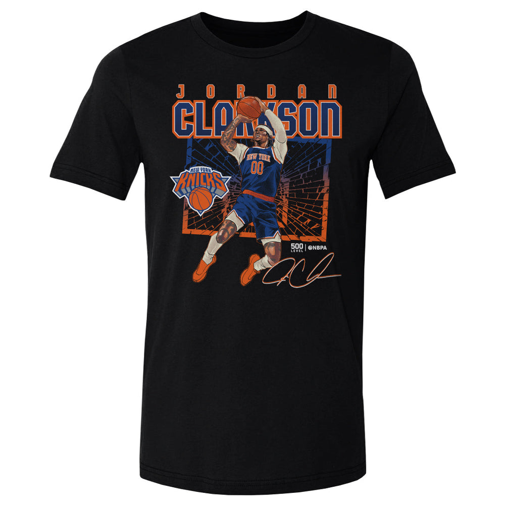 Jordan Clarkson New York Knicks Shattered WHT (ONLINE ORDER ONLY)