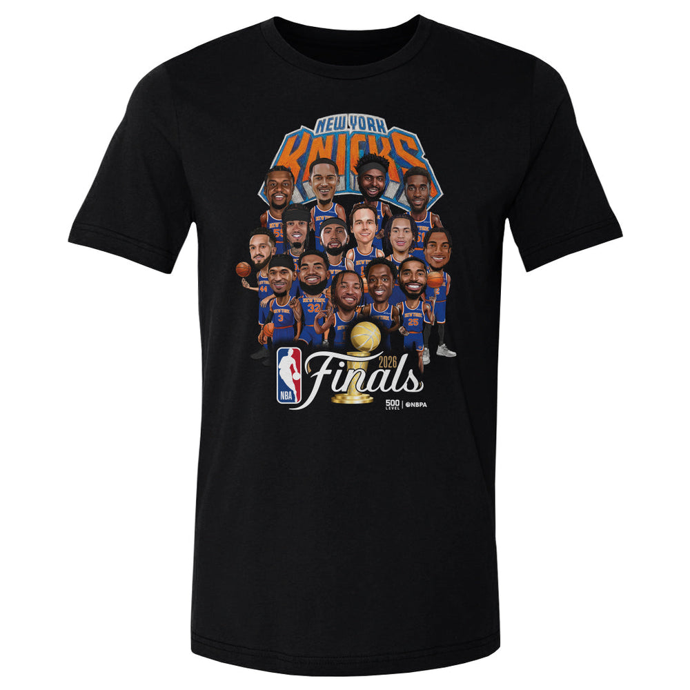 New York Knicks NBA Finals 2026 Caricature WHT (ONLINE ORDER ONLY)