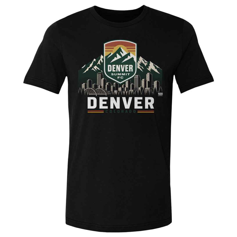 Denver Summit FC Skyline Logo WHT