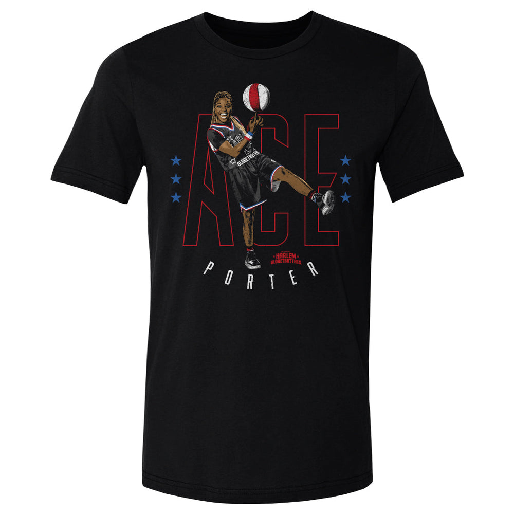 Ace Porter Harlem Globetrotters Outline WHT (ONLINE ONLY)