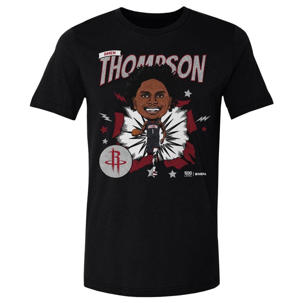 Amen Thompson Houston Rockets Caricature WHT (ONLINE ORDER ONLY)