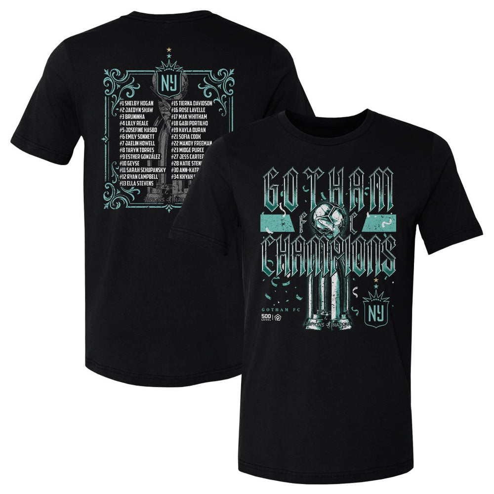 Gotham FC 2025 NWSL Champions Roster F&B WHT (ONLINE ORDER ONLY)