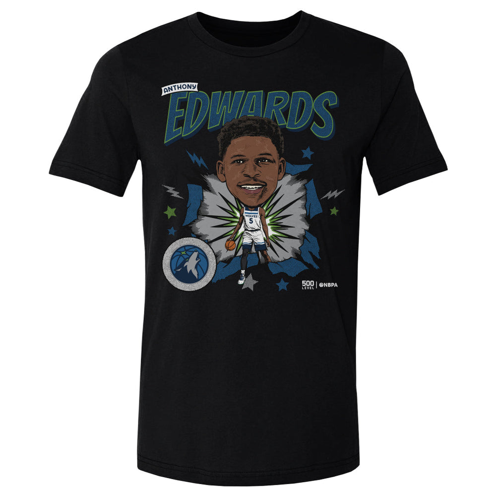 Anthony Edwards Minnesota Timberwolves Caricature Retro WHT (ONLINE ORDER ONLY)
