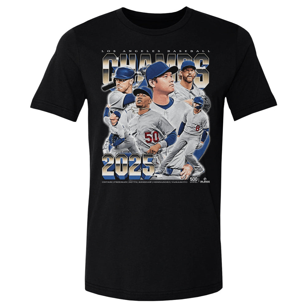 Los Angeles D Baseball 2025 Champs Vintage WHT (ONLINE ORDER ONLY)