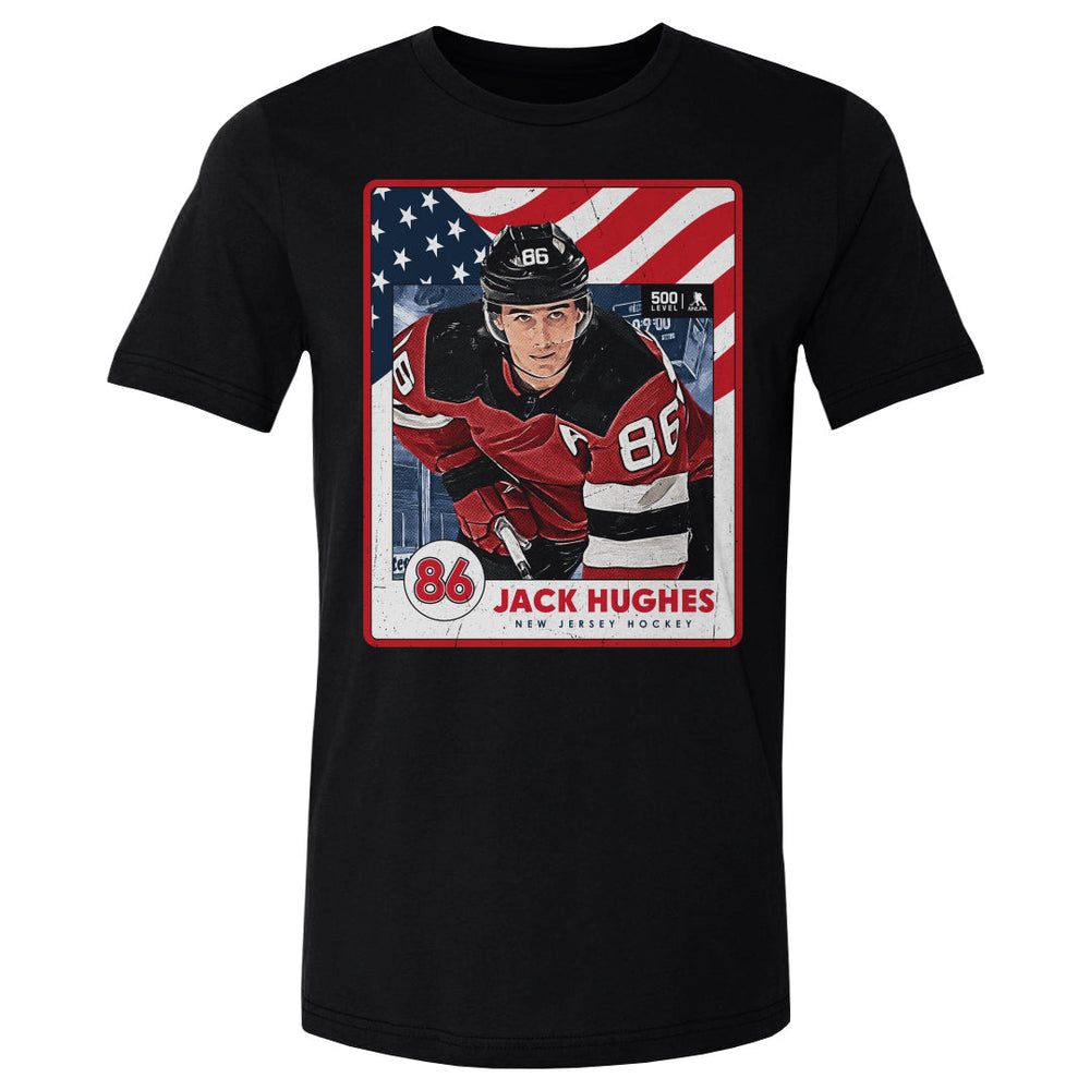 Jack Hughes New Jersey USA Card WHT (ONLINE ORDER ONLY)