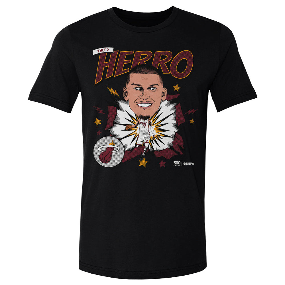 Tyler Herro Miami Heat Caricature WHT (ONLINE ORDER ONLY)