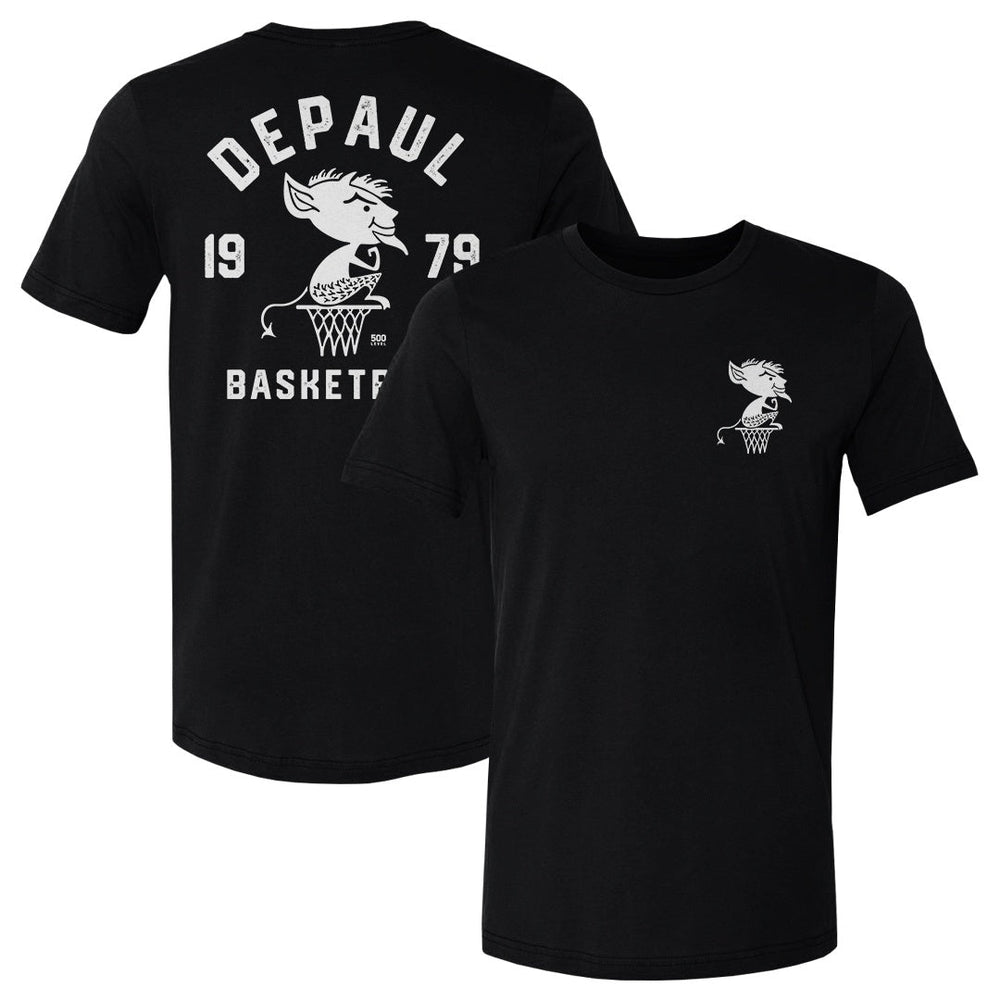 DePaul Blue Demons Basketball 1979 F&B WHT (ONLINE ORDER ONLY)