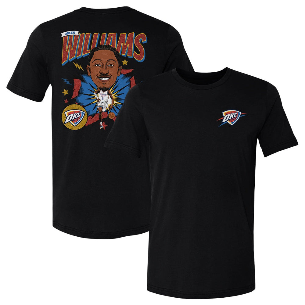 Jalen Williams Oklahoma City Thunder Caricature F&B WHT (ONLINE ORDER ONLY)